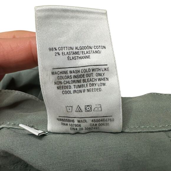 HUDSON Green Utility Shorts Women's Size 29 Pockets Lightweight Summer - Picture 10 of 11